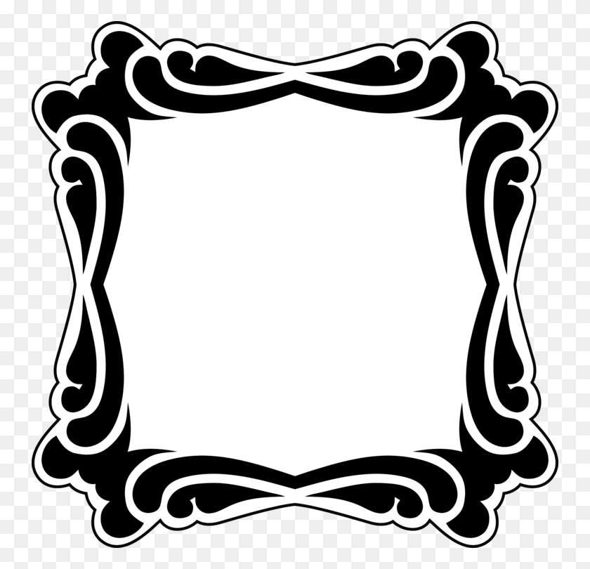 750x750 Mirror Picture Frames Computer Icons Decorative Arts Drawing Free - Mirror Clipart Black And White
