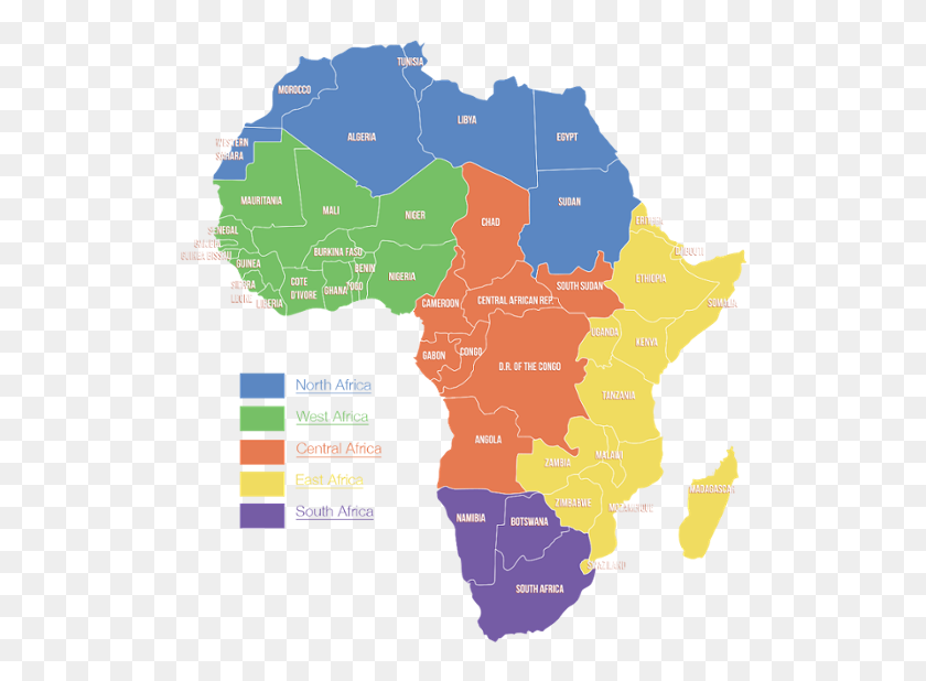 522x558 Conceptos Erróneos Sobre El Arte Y La Cultura Africana - Mapa De África Png