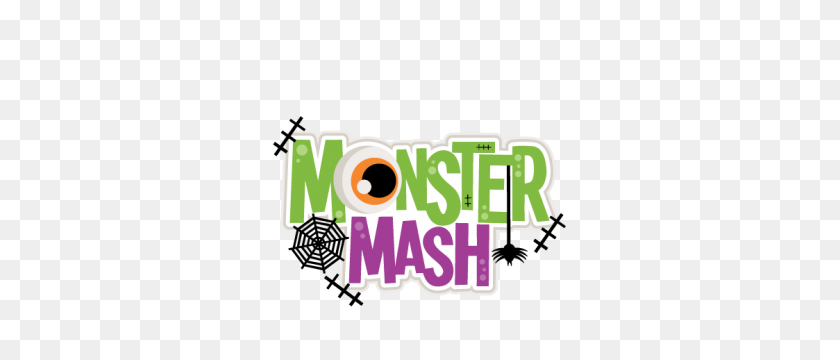 300x300 Miss Kate Cuttables Monster Mash Title Svgs - Monster Mash Clip Art