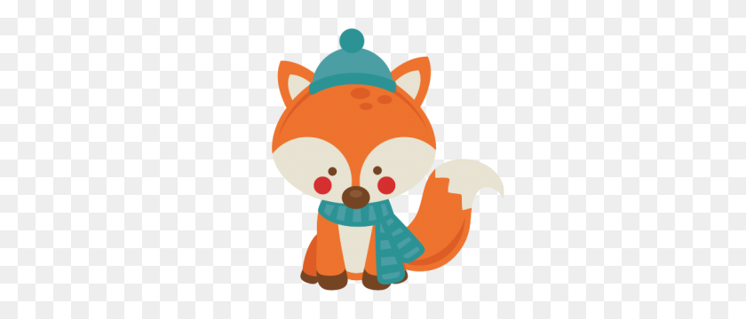 300x300 Miss Kate Cuttables Winter Fox Svgs Fox, Winter - First Day Of Winter Clipart