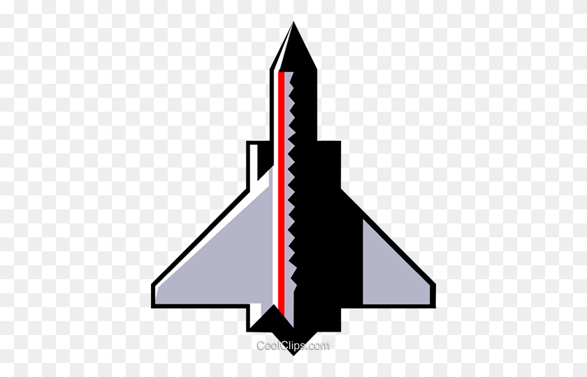 408x480 Missile Royalty Free Vector Clip Art Illustration - Missile Clipart