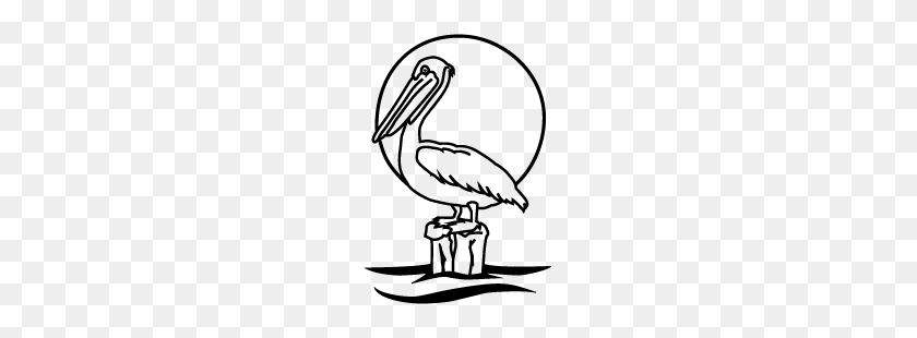 250x250 Mission Trip Journals Praying Pelican Missions - Pelican Clipart Black And White