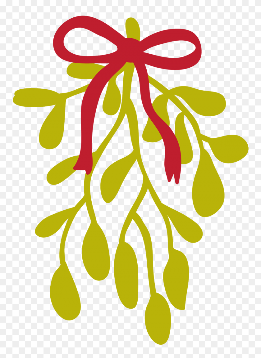 1140x1600 Mistletoe Common Holly Leaf Clip Art - Free December Clip Art