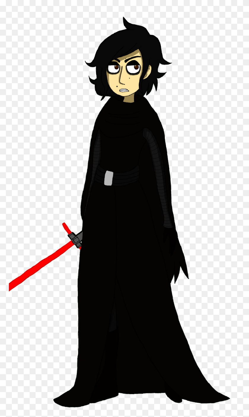 961x1657 Misznacnacartblog There He Is The Emo Trash Lord Kylo Ren - Kylo Ren PNG