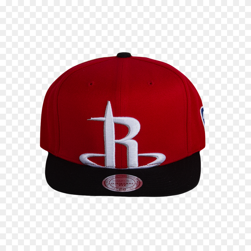 1000x1000 Mitchell Ness Nba Houston Rockets Cropped Xl Logo Snapback Cap - Rockets Logo PNG