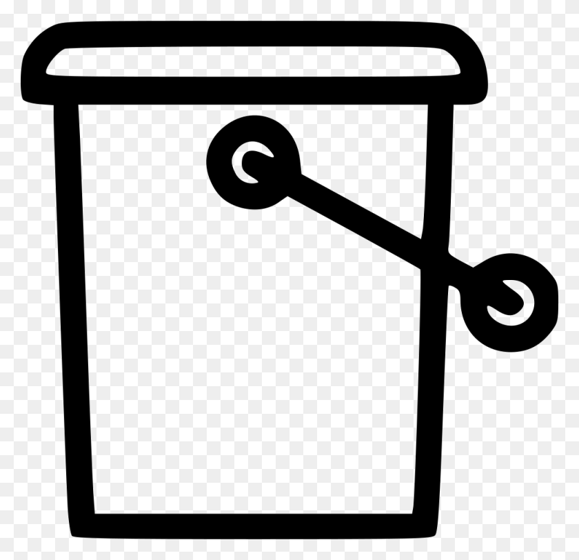 980x946 Mixing Paint Bucket Sand Back Png Icon Free Download - Paint Bucket Clipart
