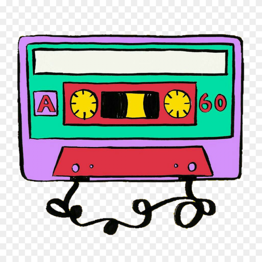 960x960 Mixtape Hippie Colors - Mixtape Clipart