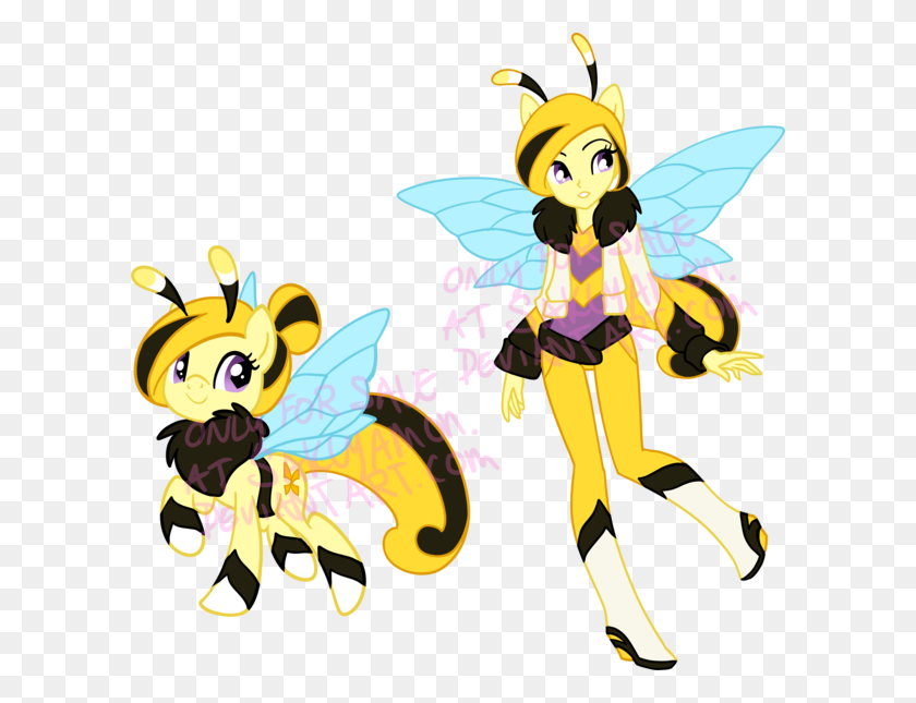 600x585 Mlp Bumblebee Pony Adoptable - Bumblebee Png
