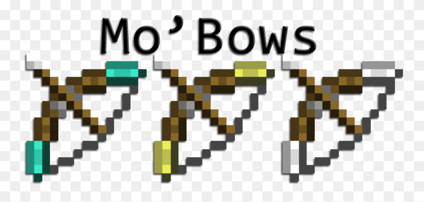 1075x470 Mo' Bow - Minecraft Bow PNG
