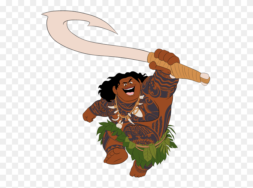 574x564 Fiesta De Moana - Personajes De Moana Png