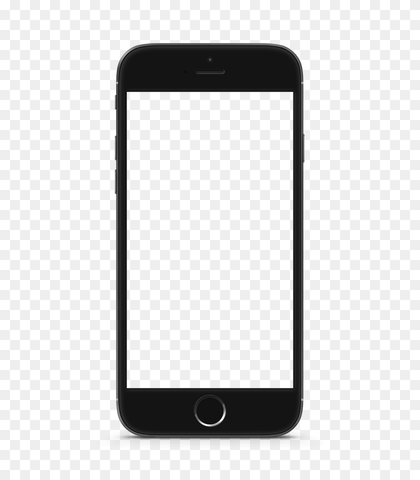 500x900 Mobile App Interface Design - Iphone Frame PNG
