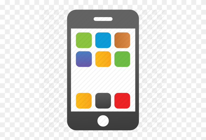 512x512 Mobile Phone Cell Icon - Cell PNG