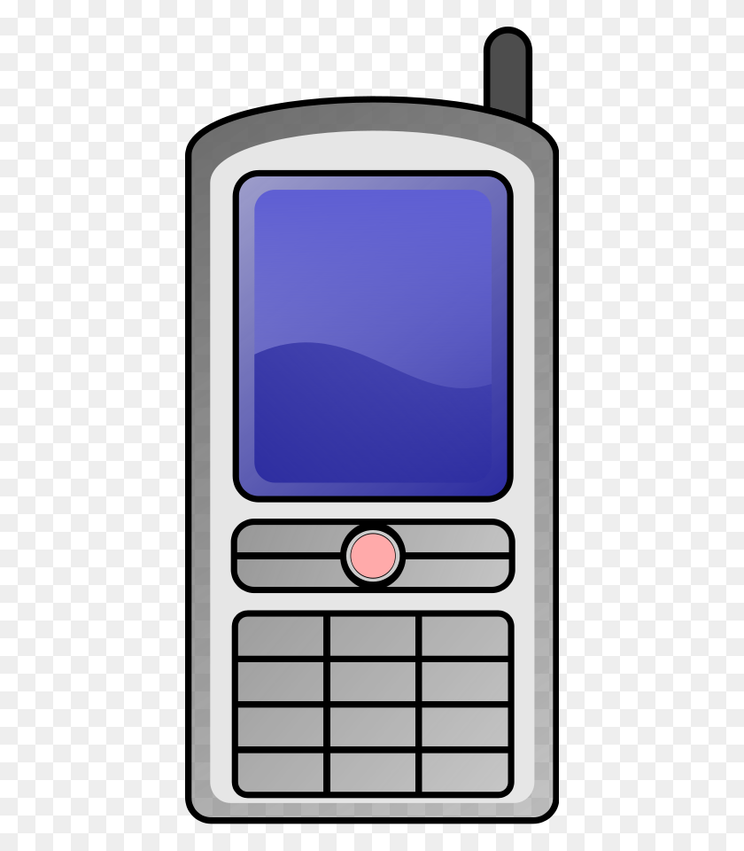 422x900 Mobile Phone Png Clip Arts For Web - Phone Booth Clipart