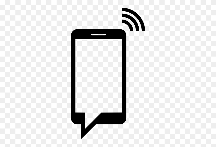 512x512 Мобильный Телефон С Wi-Fi - Символ Телефона Png