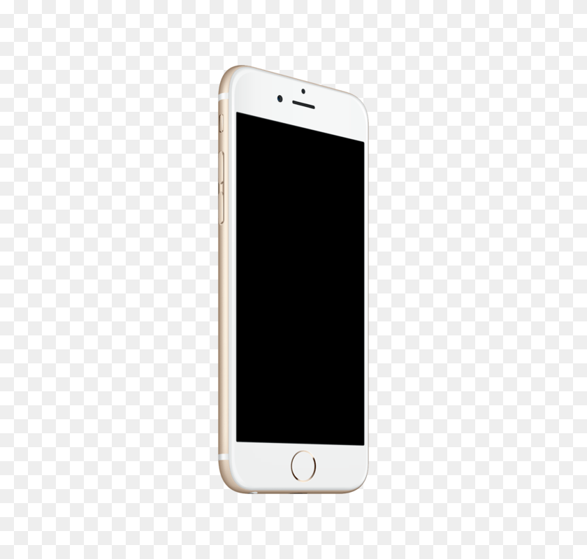 740x740 Mockuphone - Iphone Blanco Png