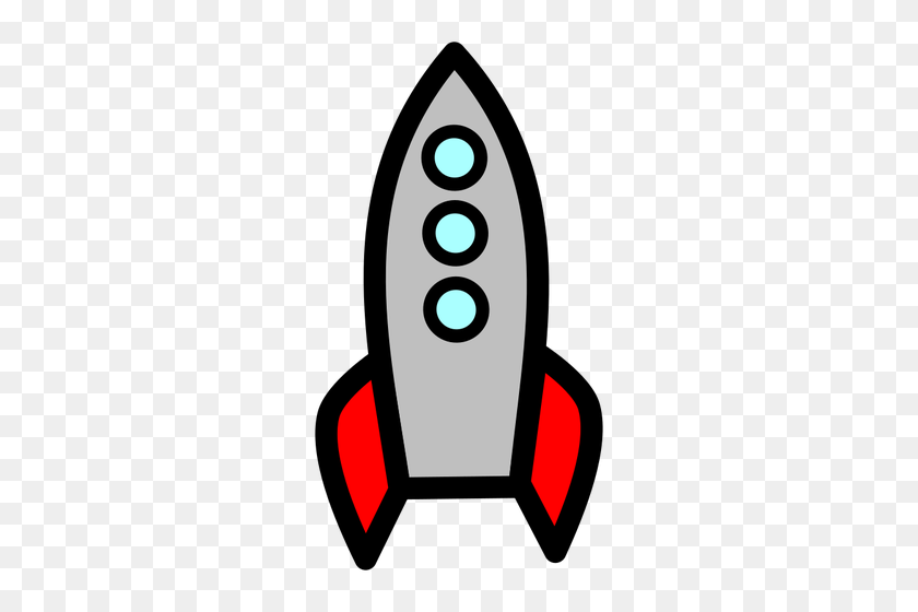 280x500 Model Rocket Clip Art - Apollo Clipart