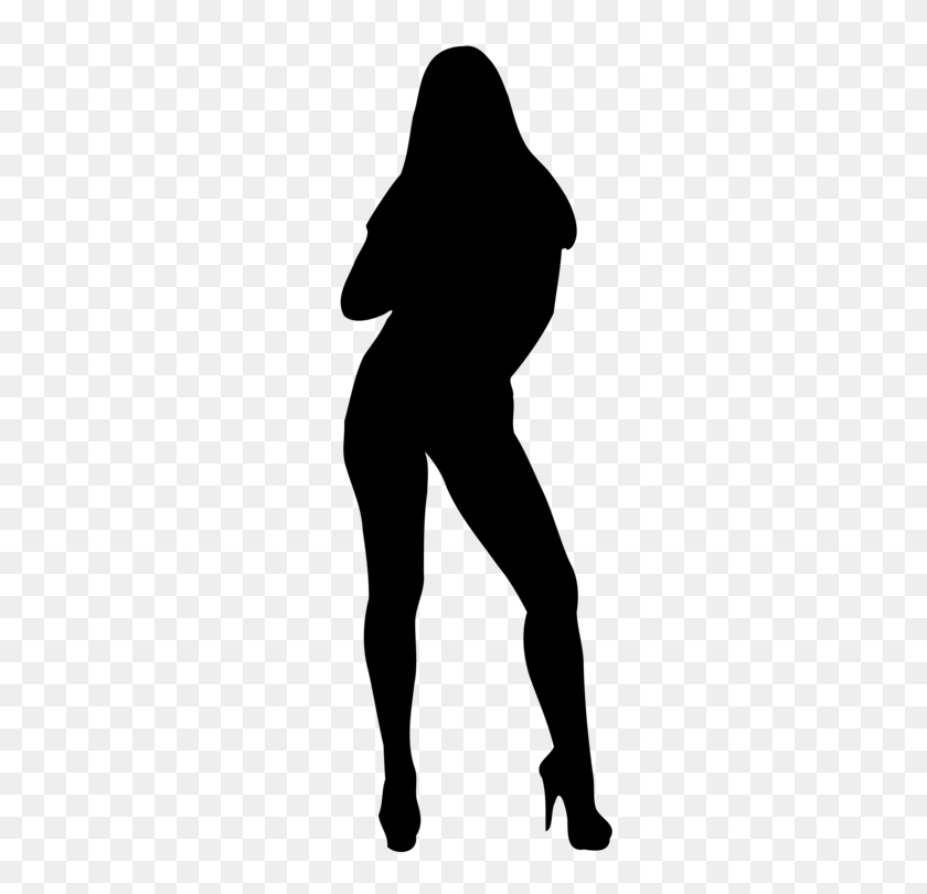 750x750 Model Silhouette Computer Icons Mannequin Female - Model Clipart