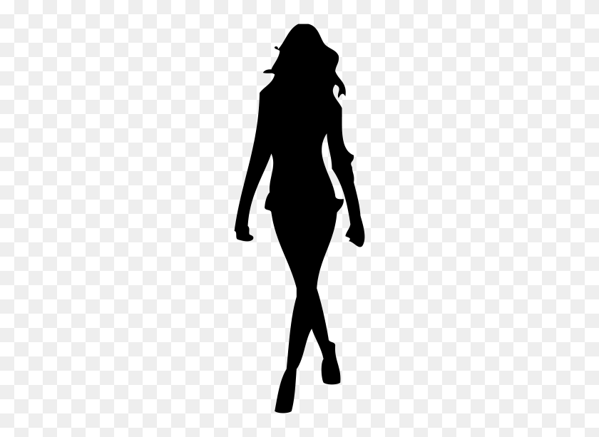190x553 Model Silhouette Fashion Design Images - Model Silhouette PNG