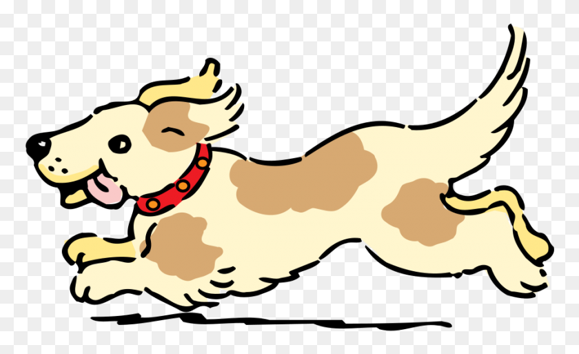 900x523 Modern Cartoon Dog Clipart - Weiner Dog Clip Art