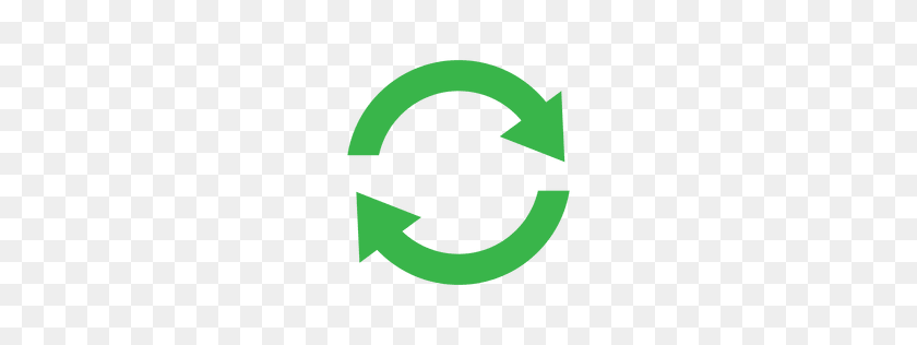 256x256 Modern Recycle Symbol Vector - Recycle Logo PNG