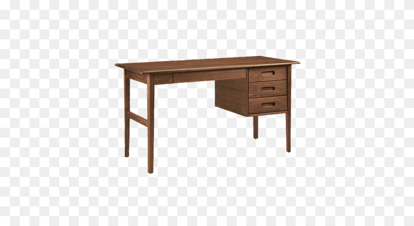 400x400 Modern Wooden Desk Transparent Png - Desk PNG