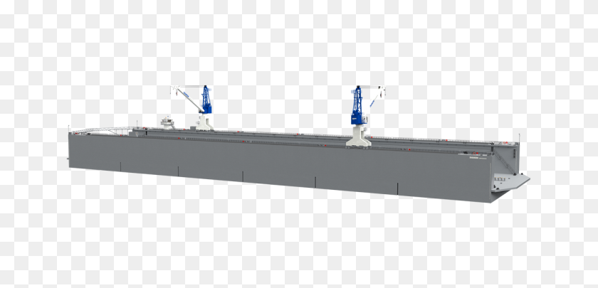 1300x575 Dique Seco Flotante Modular Es Para Embarcaciones Hasta T - Portaaviones Png