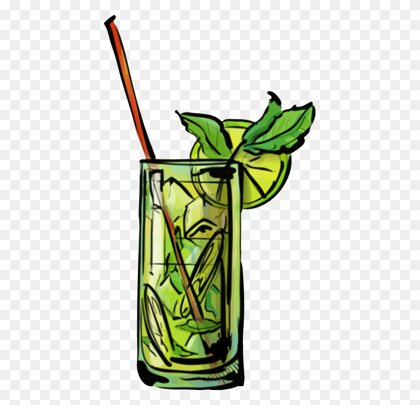 423x750 Mojito Cocktail Garnish Alcoholic Drink Long Island Iced Tea Free - Rum Clipart