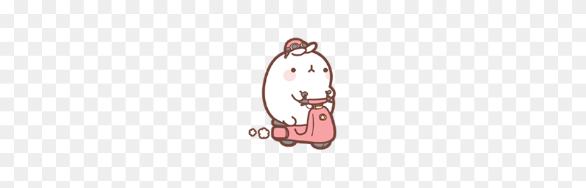 132x210 Molang De Dibujos Animados De Conejo Qq Emoticonos Emoji Descargar Geekiness - Molang Png