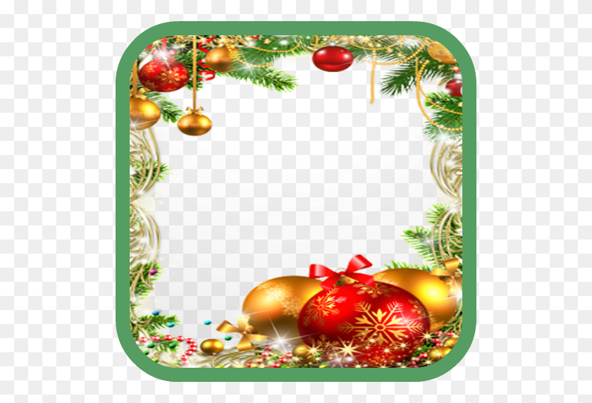 512x512 Molduras De Natal E Ano Novo Amazon Appstore - Moldura De Natal Png
