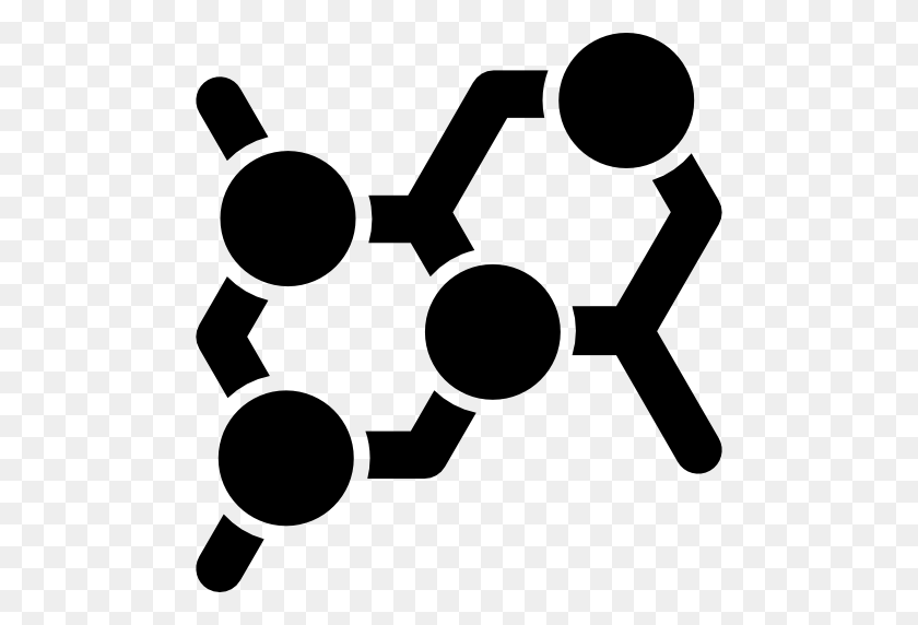 512x512 Moléculas Icono - Moléculas Clipart