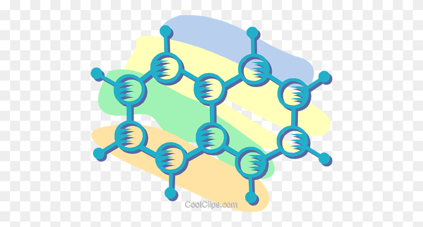 480x391 Molecules Royalty Free Vector Clip Art Illustration - Molecule Clipart