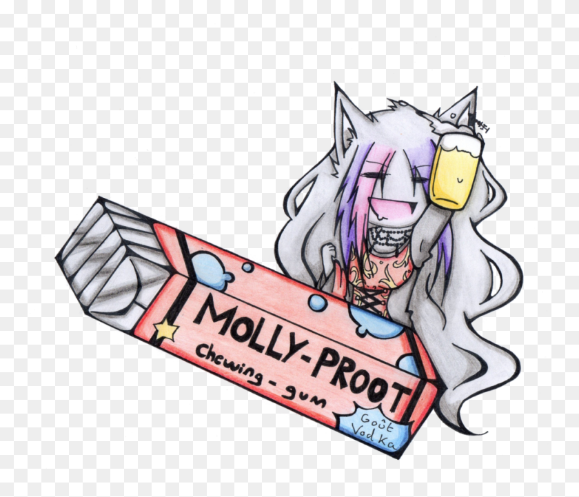 970x823 Mollyproot - Chewing Gum Clipart