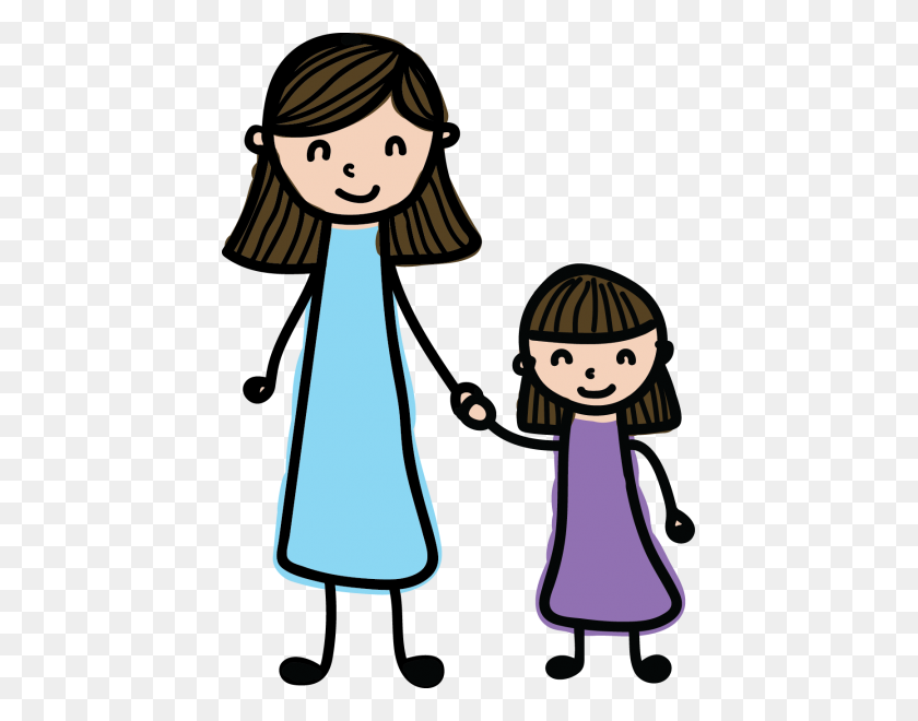 433x600 Mom And Child Clipart Nice Clip Art - 1 Mom Clipart