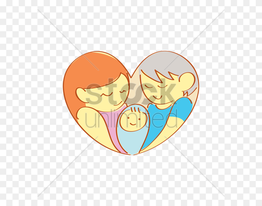 600x600 Mom And Grandmother Holding A Baby Vector Image - Mother Holding Baby Clipart