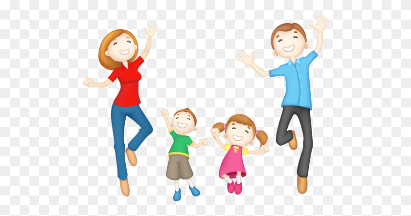 500x382 Mom, Dads And Mom Son - Mother Son Clipart