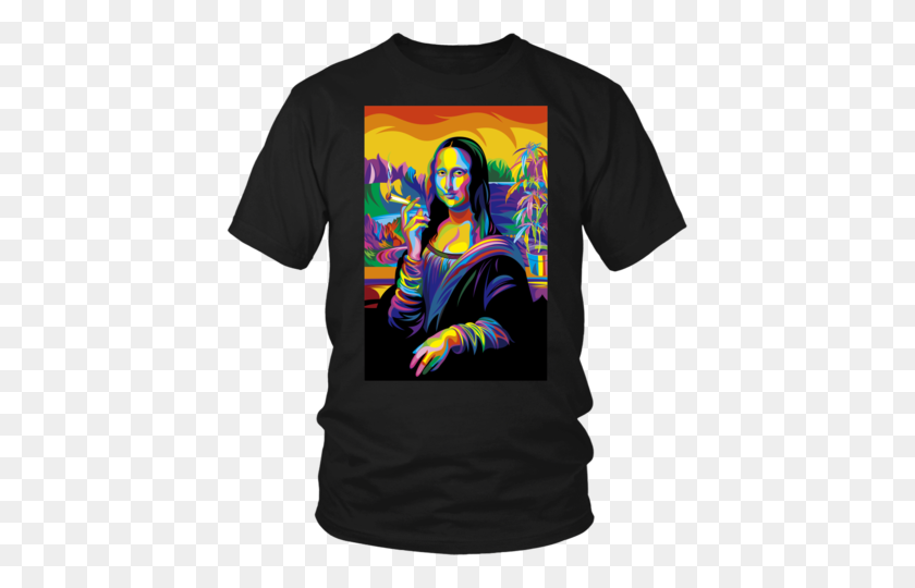 480x480 Mona Lisa Marijuana Shirt Mojobin - Mona Lisa PNG