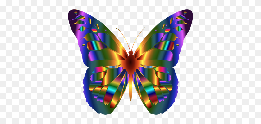 402x340 Монарх Бабочка Бабочки Насекомые Бабочка Бесплатно - Крылья Бабочки Png