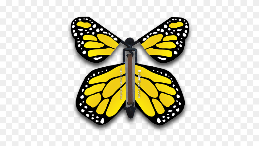 450x415 Бабочка Монарх Эмральд Клипарт Картинки - Желтая Роза Png