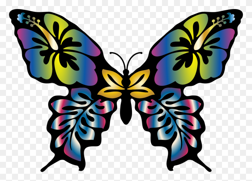 1075x750 Бабочка Монарх Насекомое Крыло Цветок - Бабочка Монарх Клипарт