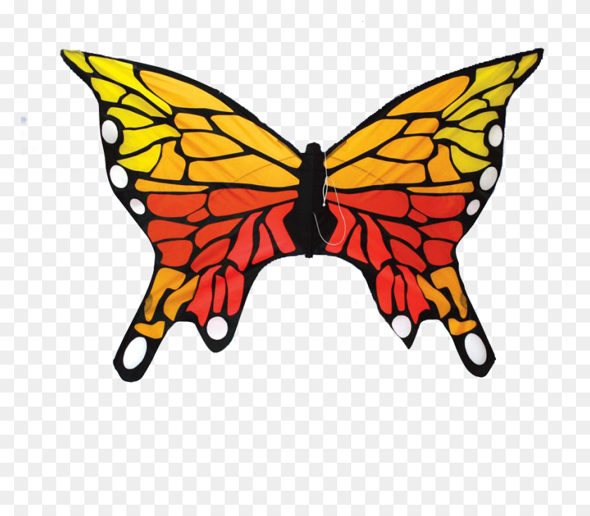 900x780 Monarch Butterfly Kite - Monarch Butterfly PNG