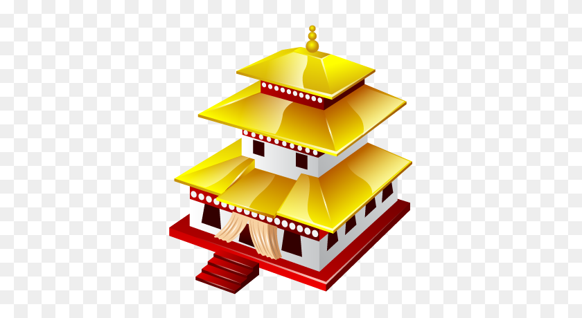 400x400 Monastery Icon - Temple PNG