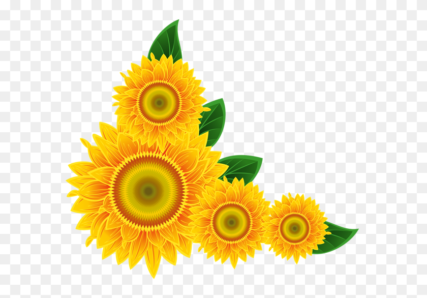 600x526 Monde Clip Art, Sunflower - Sunflower Clipart PNG
