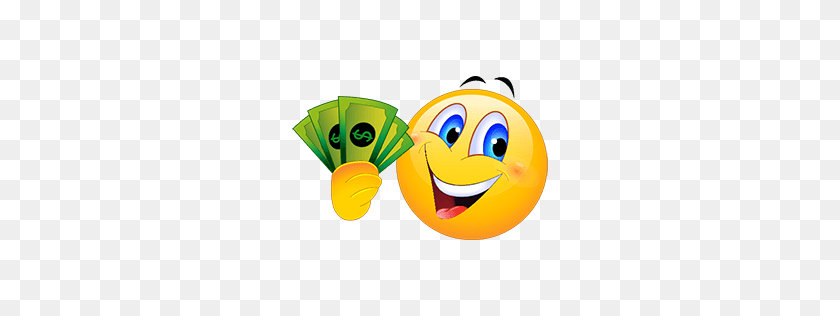 256x256 Money Animated Clipart Free Clipart - Raining Money Clipart
