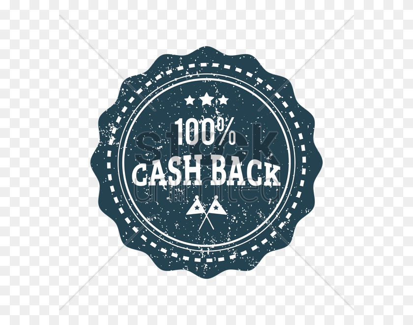600x600 Money Back Guarantee Label Vector Image - 100 Money Back Guarantee PNG