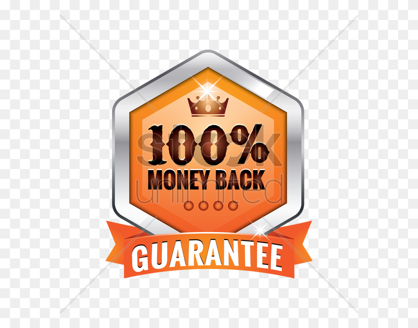 600x600 Money Back Guaranteed Badge Vector Image - Money Back Guarantee PNG