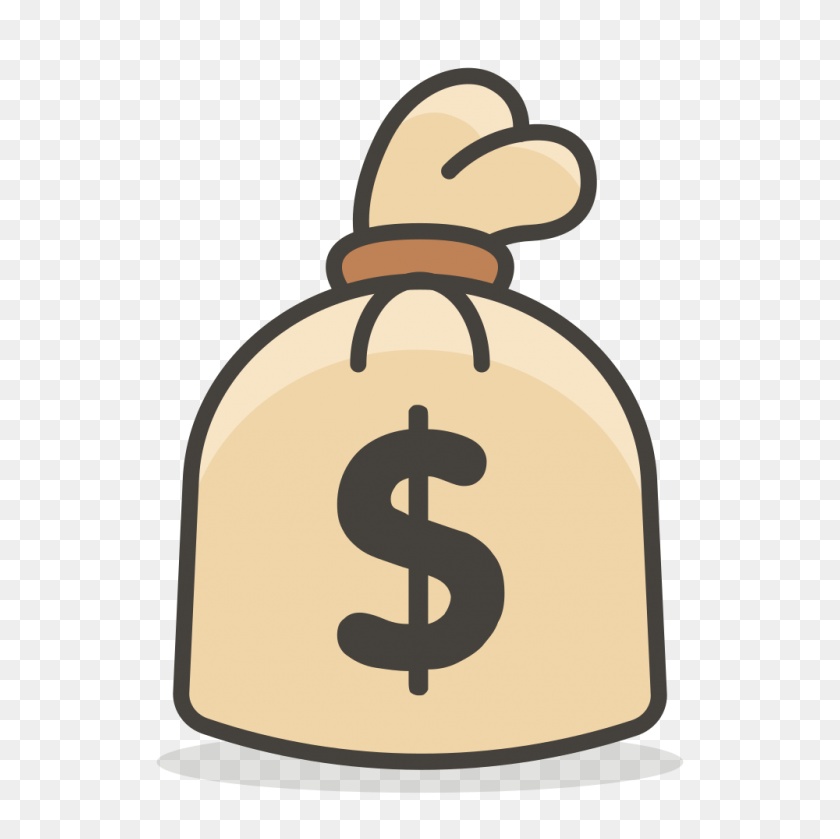 1000x1000 Money Bag - Money Bag Emoji PNG