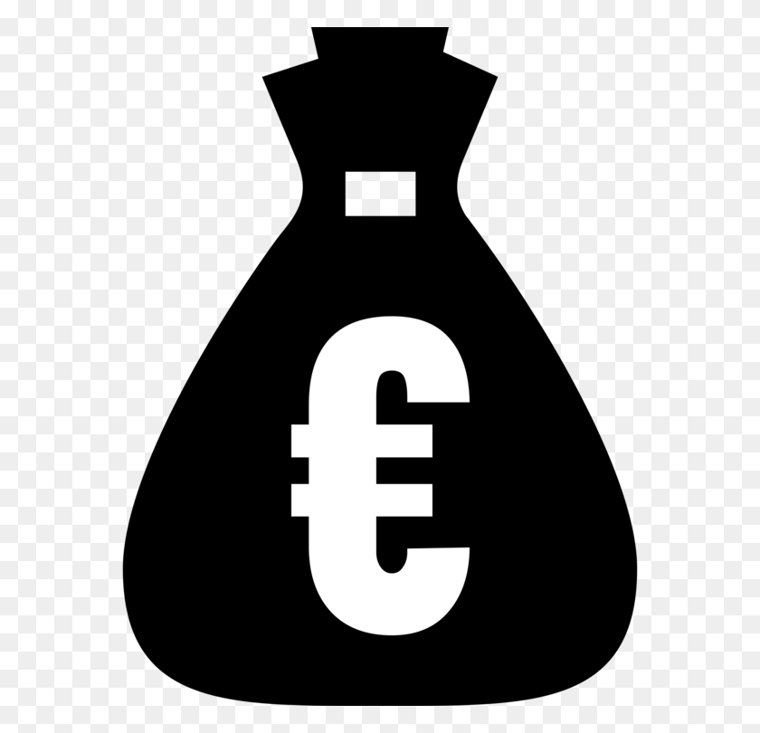 750x750 Money Bag Bank Indian Black Money Business - Euro Clipart