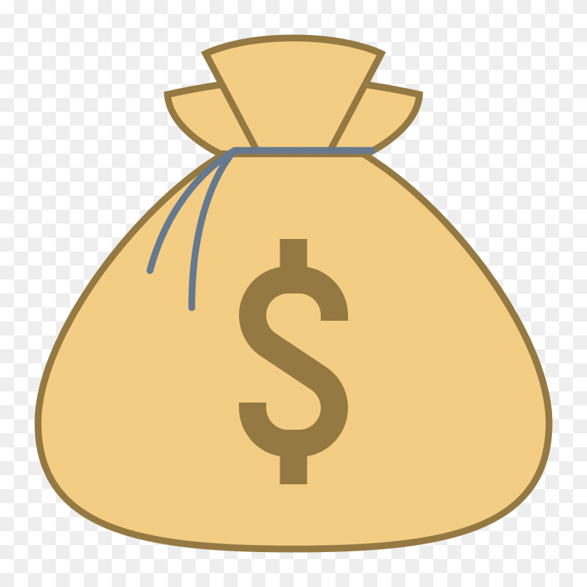 1600x1600 Money Bag Clipart - Saving Money Clipart