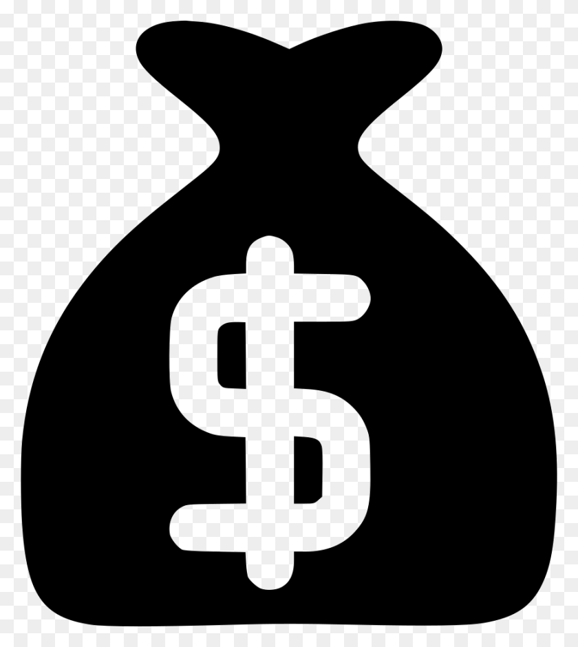 868x980 Money Bag Dollar Png Icon Free Download - Money Bag PNG