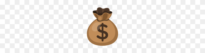 160x160 Money Bag Emoji On Facebook - Money Bag Emoji PNG